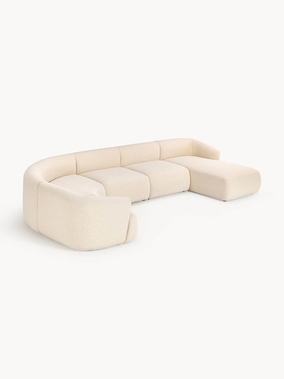 Sofia Modular Bouclé XL Sofa — Alabaster