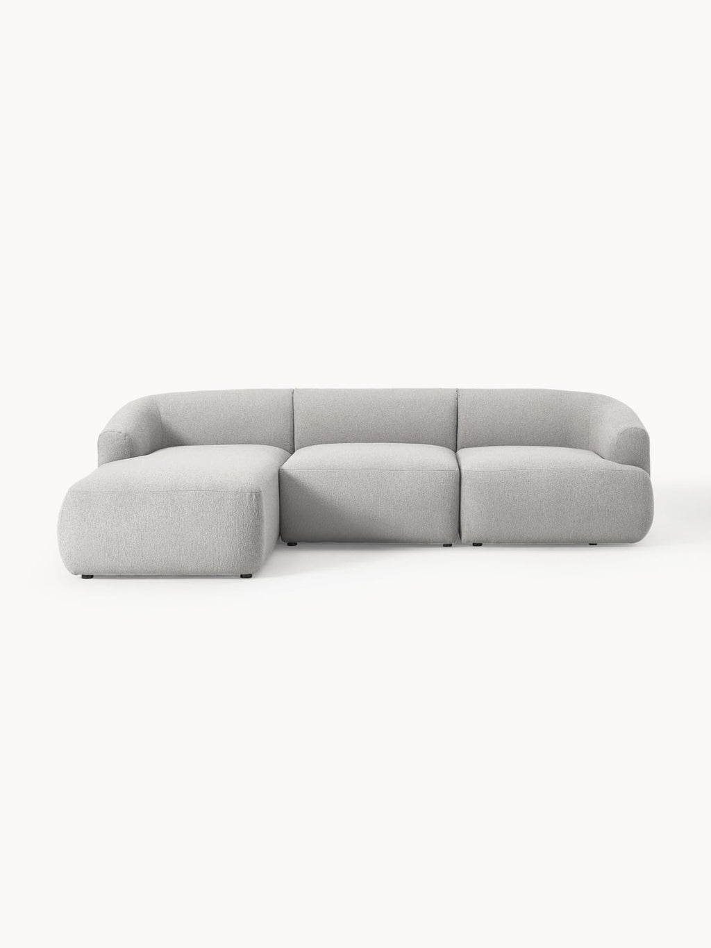 Sofia Modular Bouclé Corner Sofa (3-seater) — Lilac
