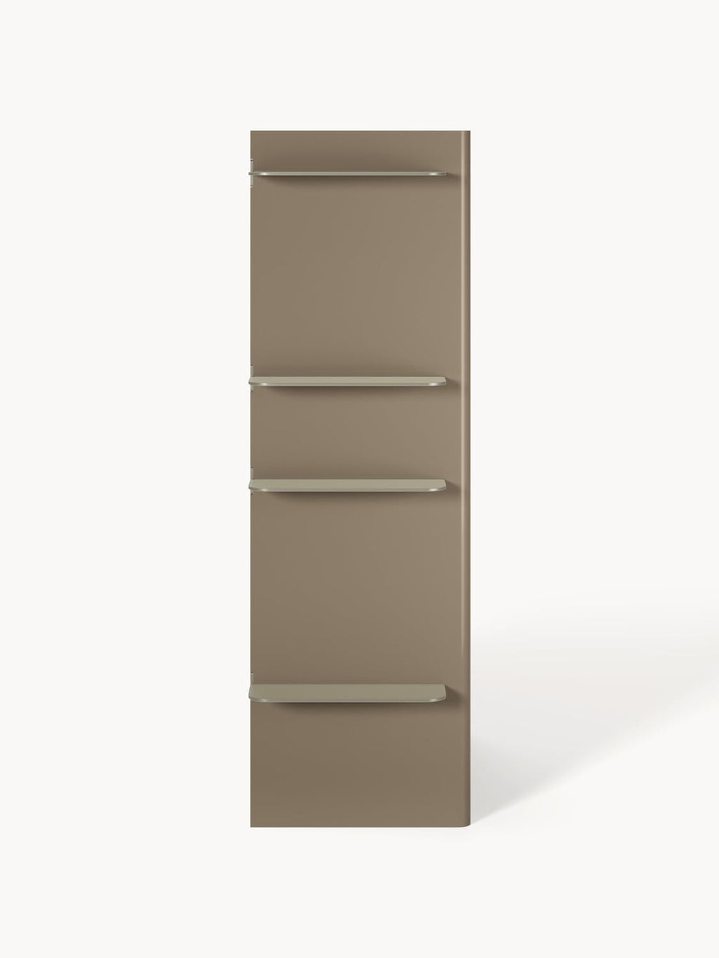 Rami Shelving Unit with Metal Elements — Mushroom
