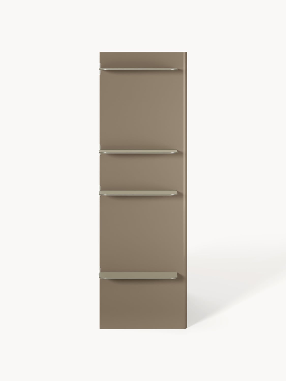 Rami Shelving Unit with Metal Elements — Mushroom