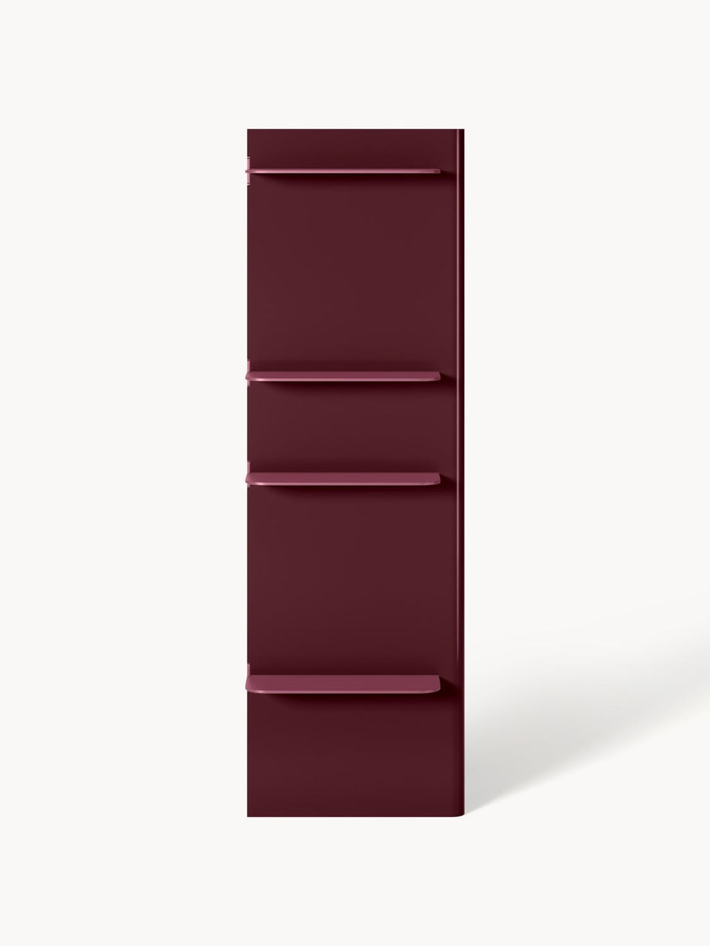 Rami Shelving Unit with Metal Elements — Clay