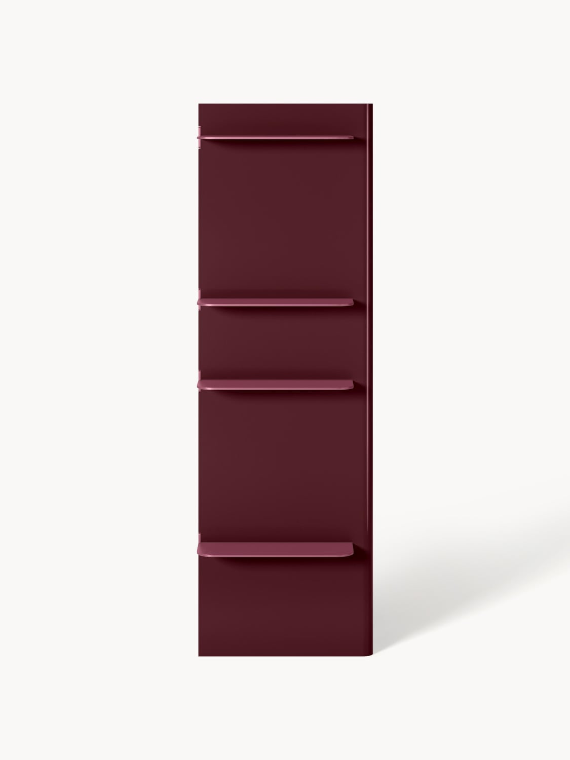 Rami Shelving Unit with Metal Elements — Clay