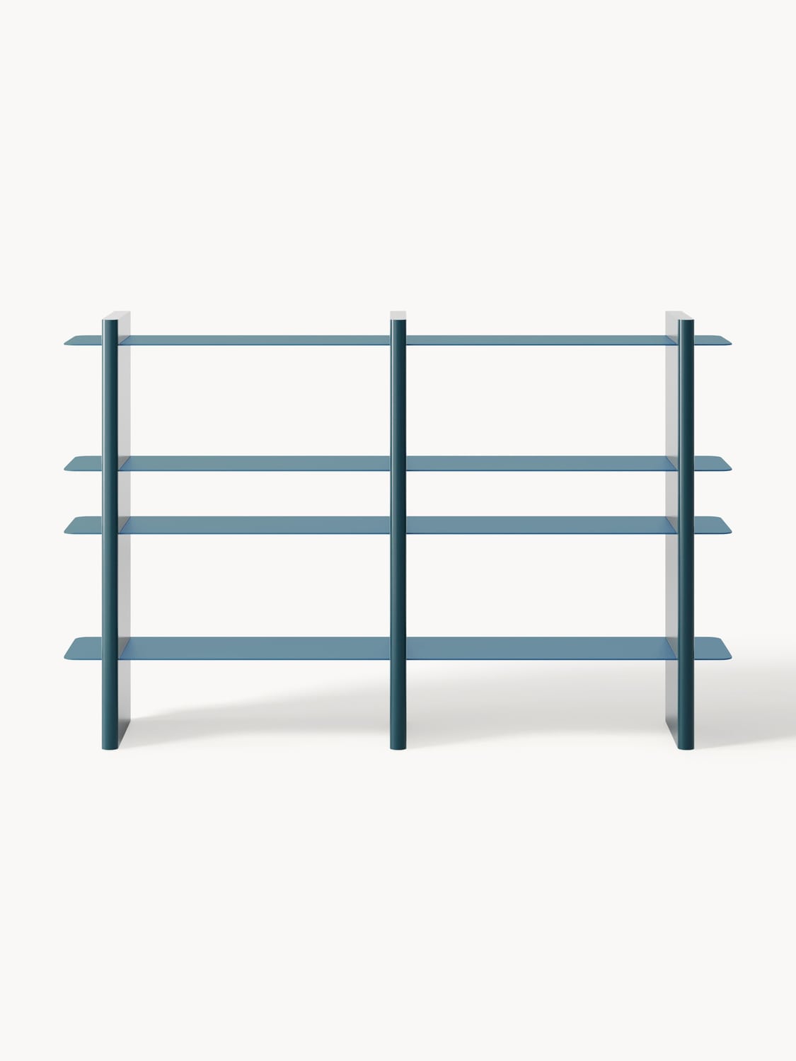 Rami Shelving Unit with Metal Elements — Fawn