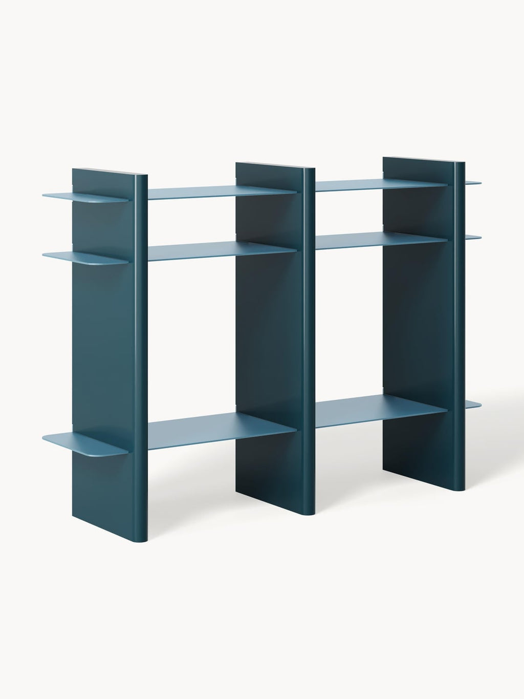 Rami Shelving Unit with Metal Elements — Driftwood