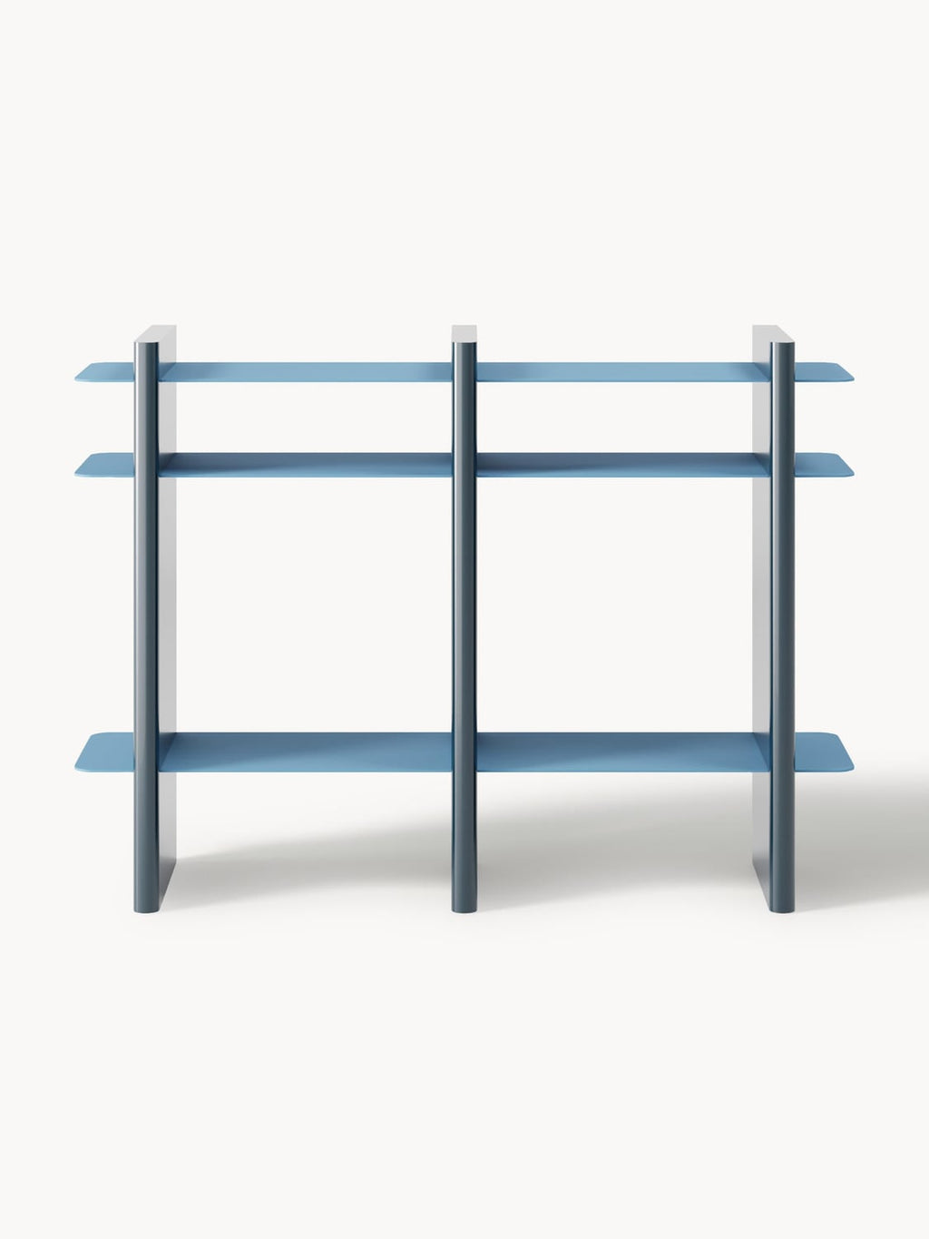 Rami Shelving Unit with Metal Elements — Driftwood