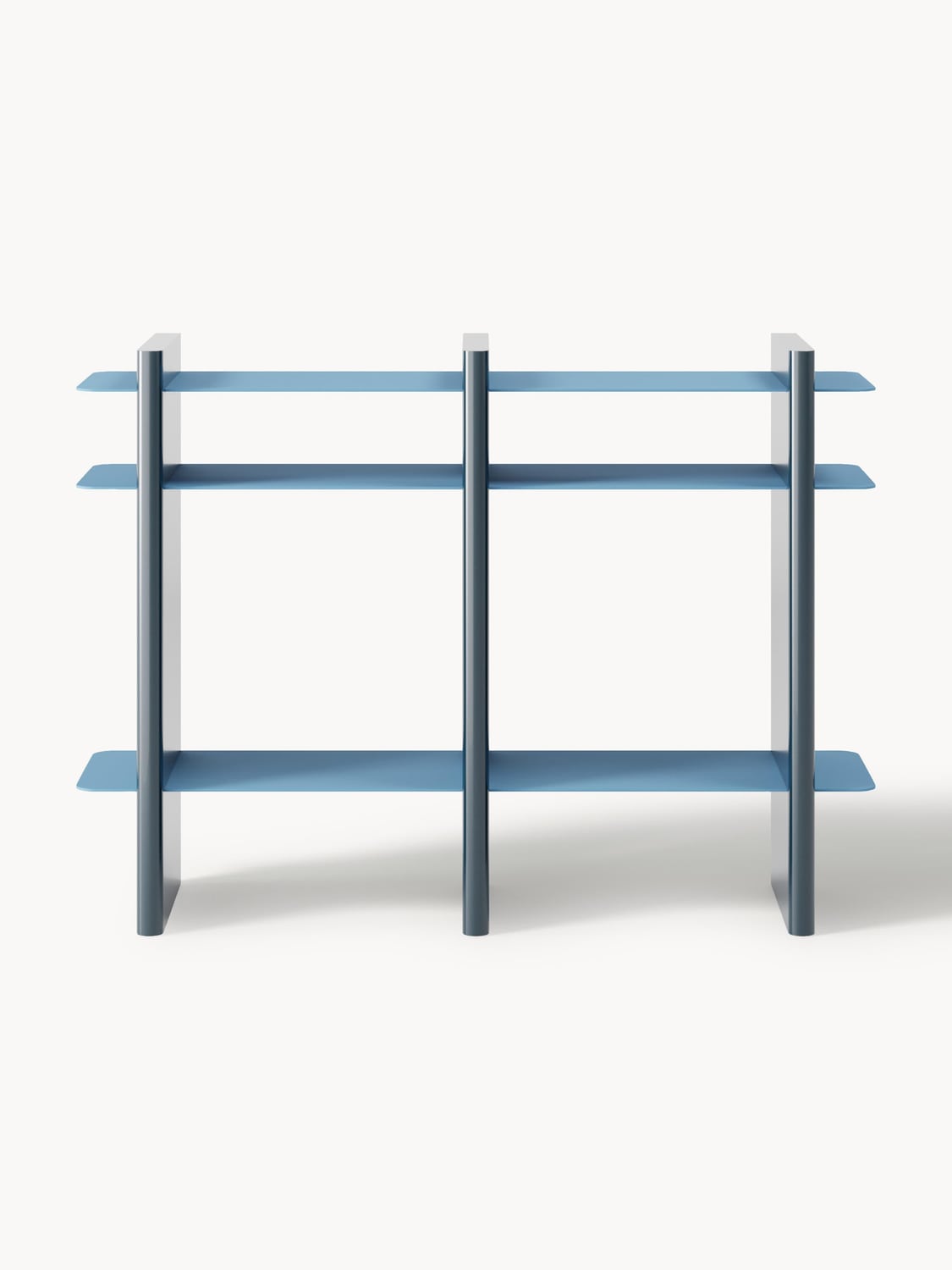 Rami Shelving Unit with Metal Elements — Driftwood