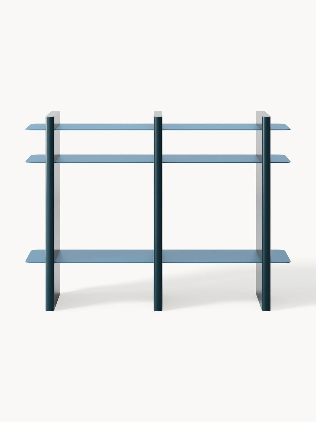 Rami Shelving Unit with Metal Elements — Driftwood