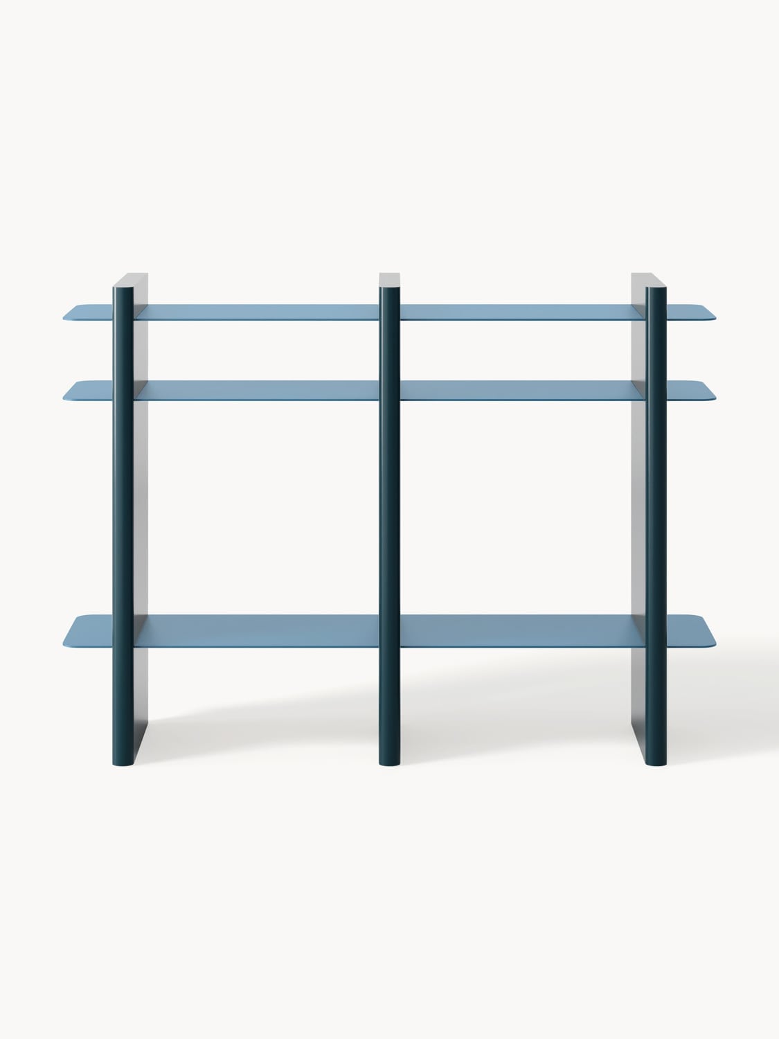 Rami Shelving Unit with Metal Elements — Driftwood