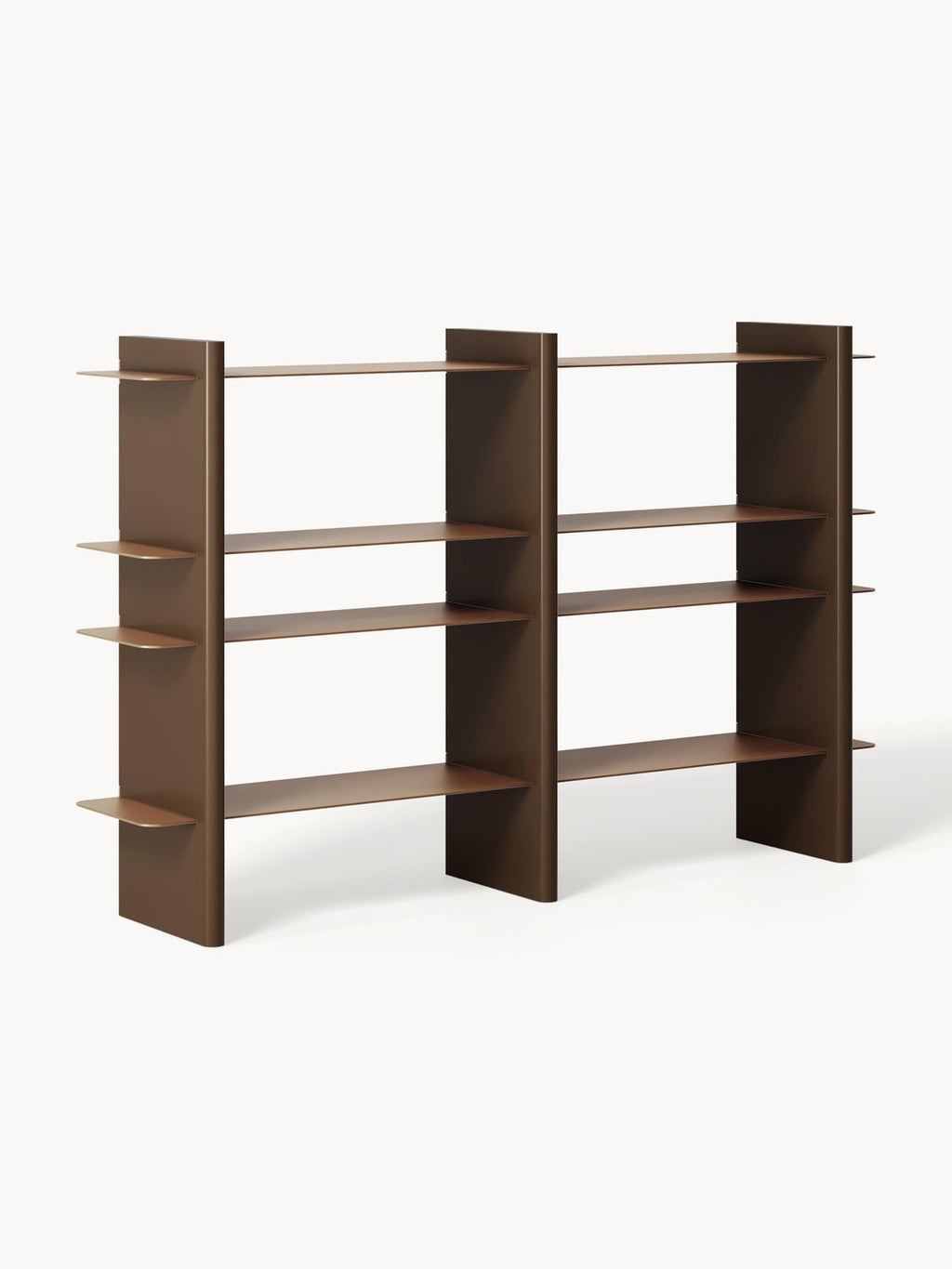 Rami Shelving Unit with Metal Elements — Pebble