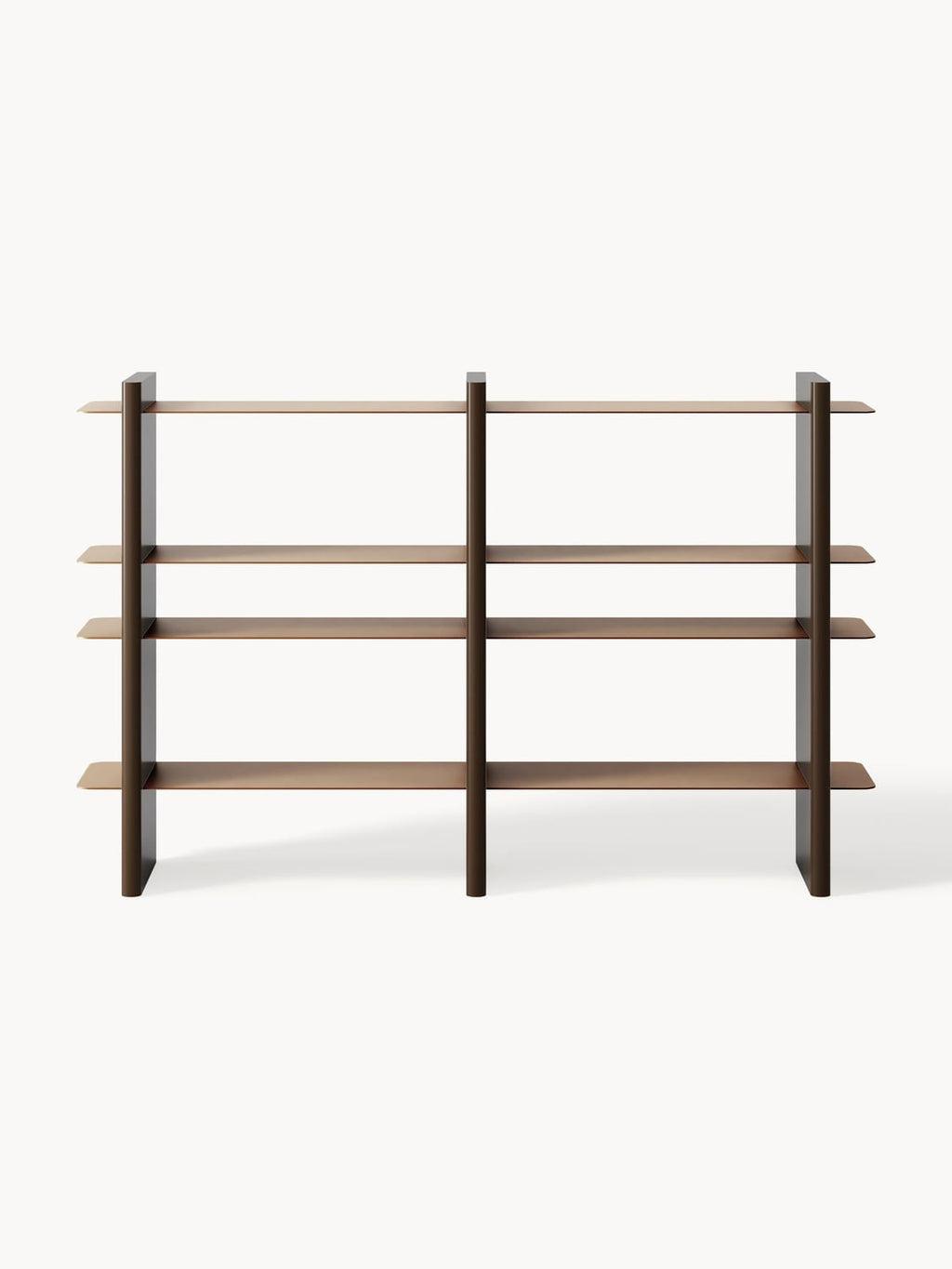 Rami Shelving Unit with Metal Elements — Pebble
