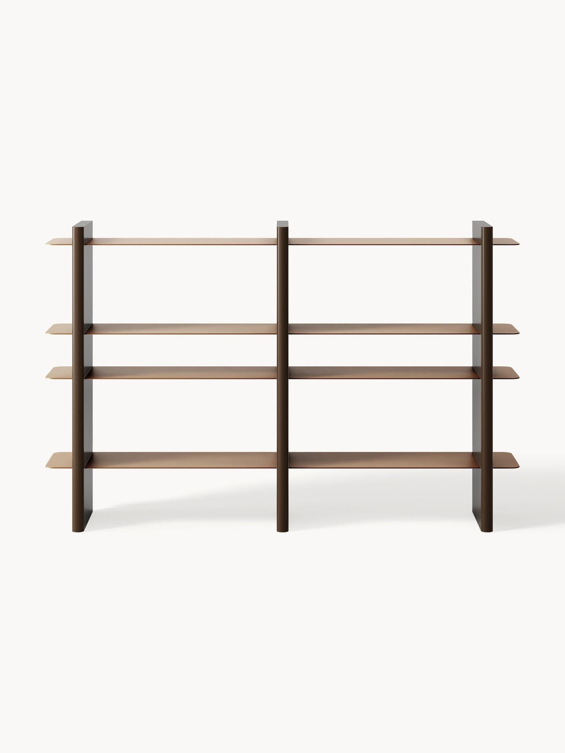 Rami Shelving Unit with Metal Elements — Pebble