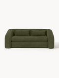 Eliot Sofa Bed (2-seater) in Teddy Bouclé — Anthracite
