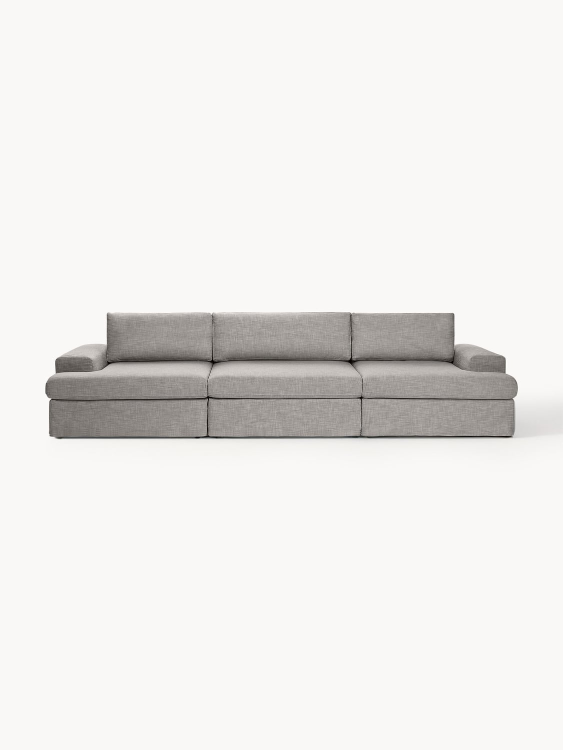 Russell Modular Sofa (4-seater) with removable covers — Grey