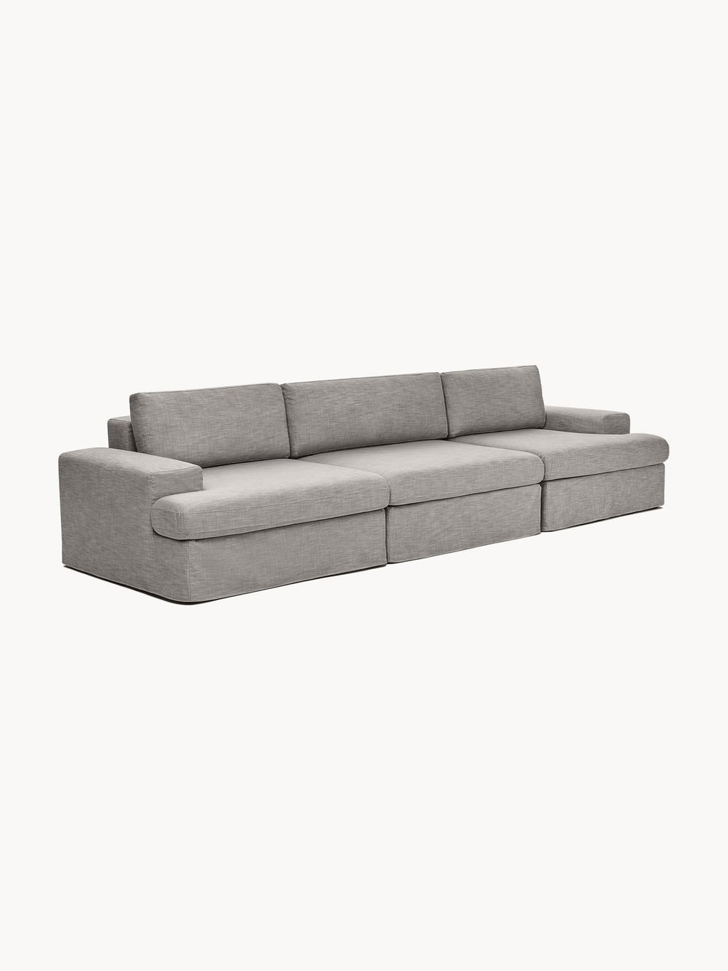 Russell Modular Sofa (4-seater) with removable covers — Grey