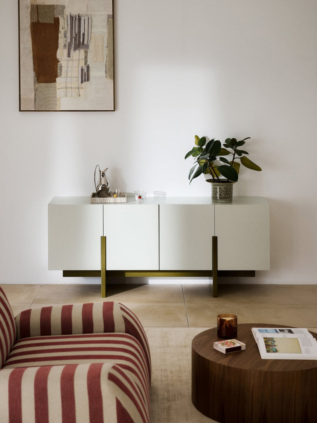 Dado Wooden Sideboard — Pearl Grey