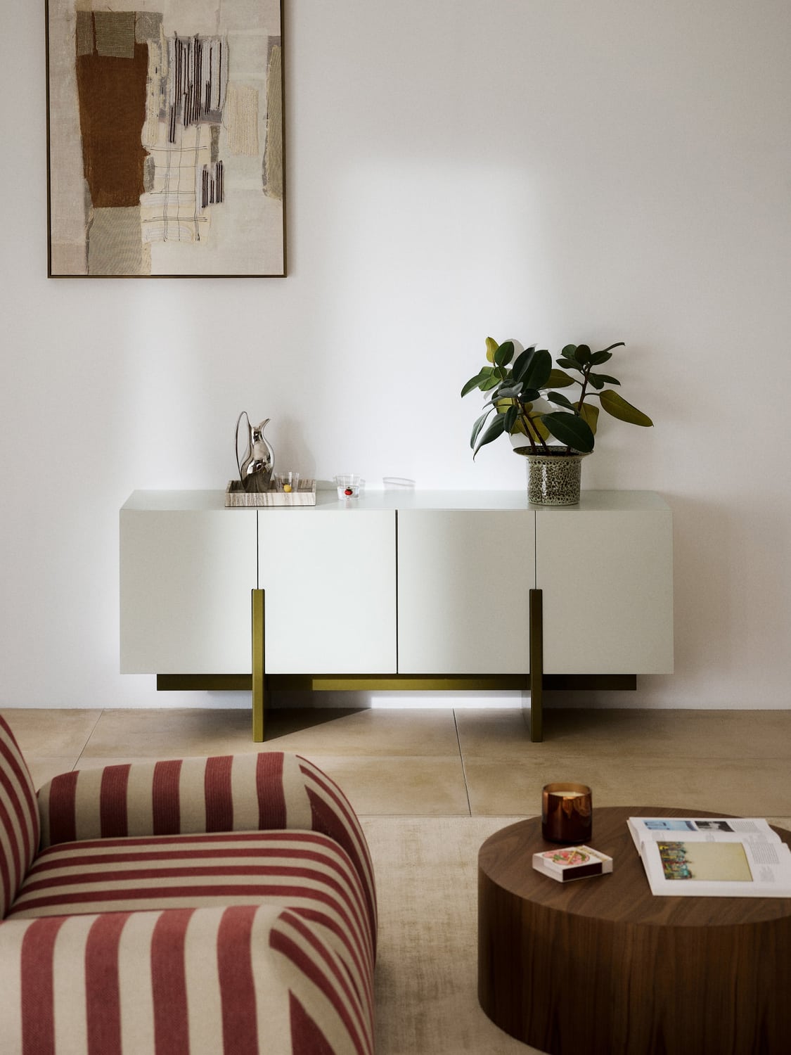 Dado Wooden Sideboard — Pearl Grey