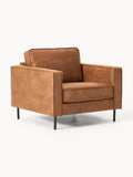Hunter Leather-Armchair — Terracotta