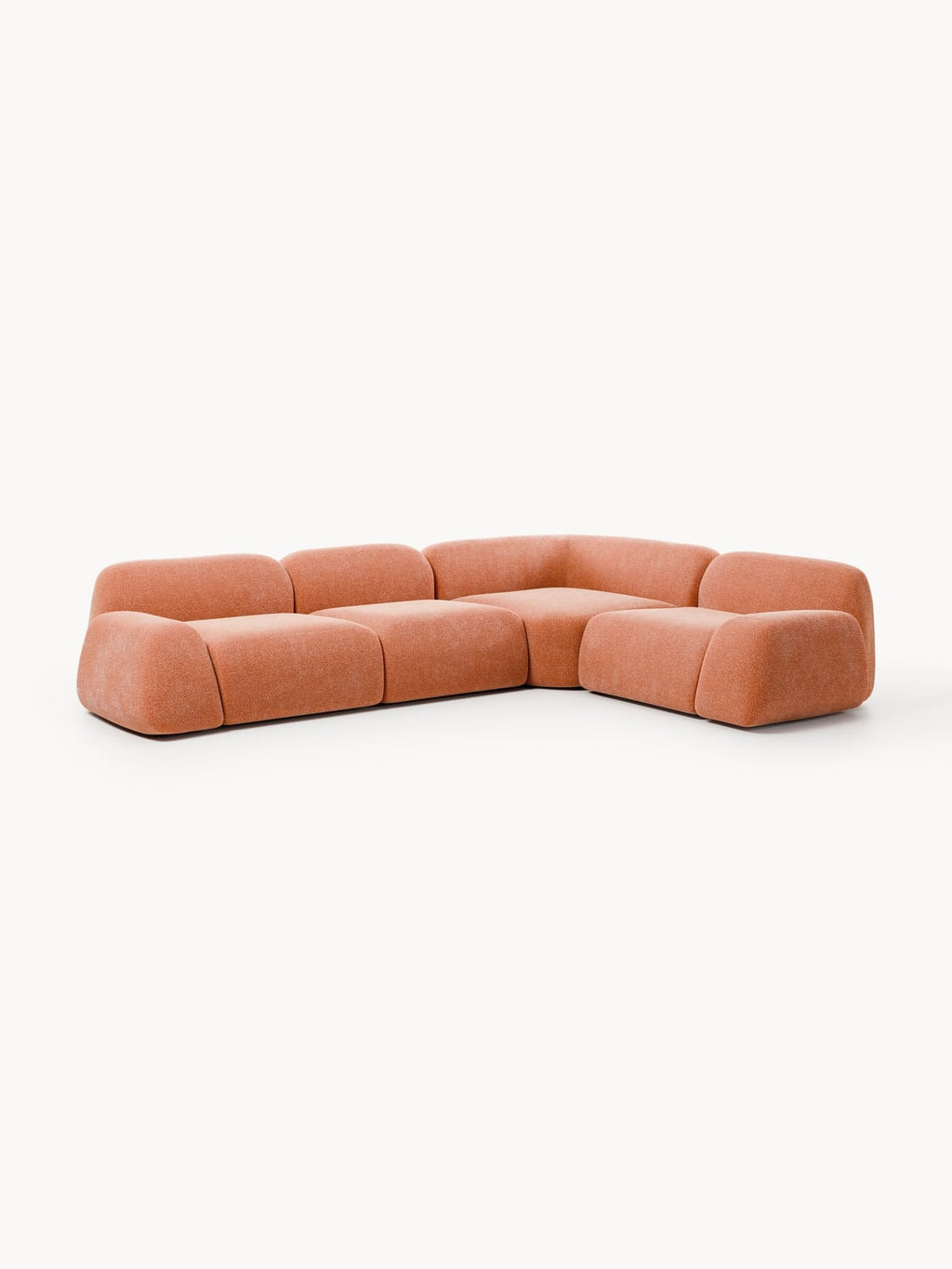 Wolke Modular Corner Sofa (4-seater) — Camel