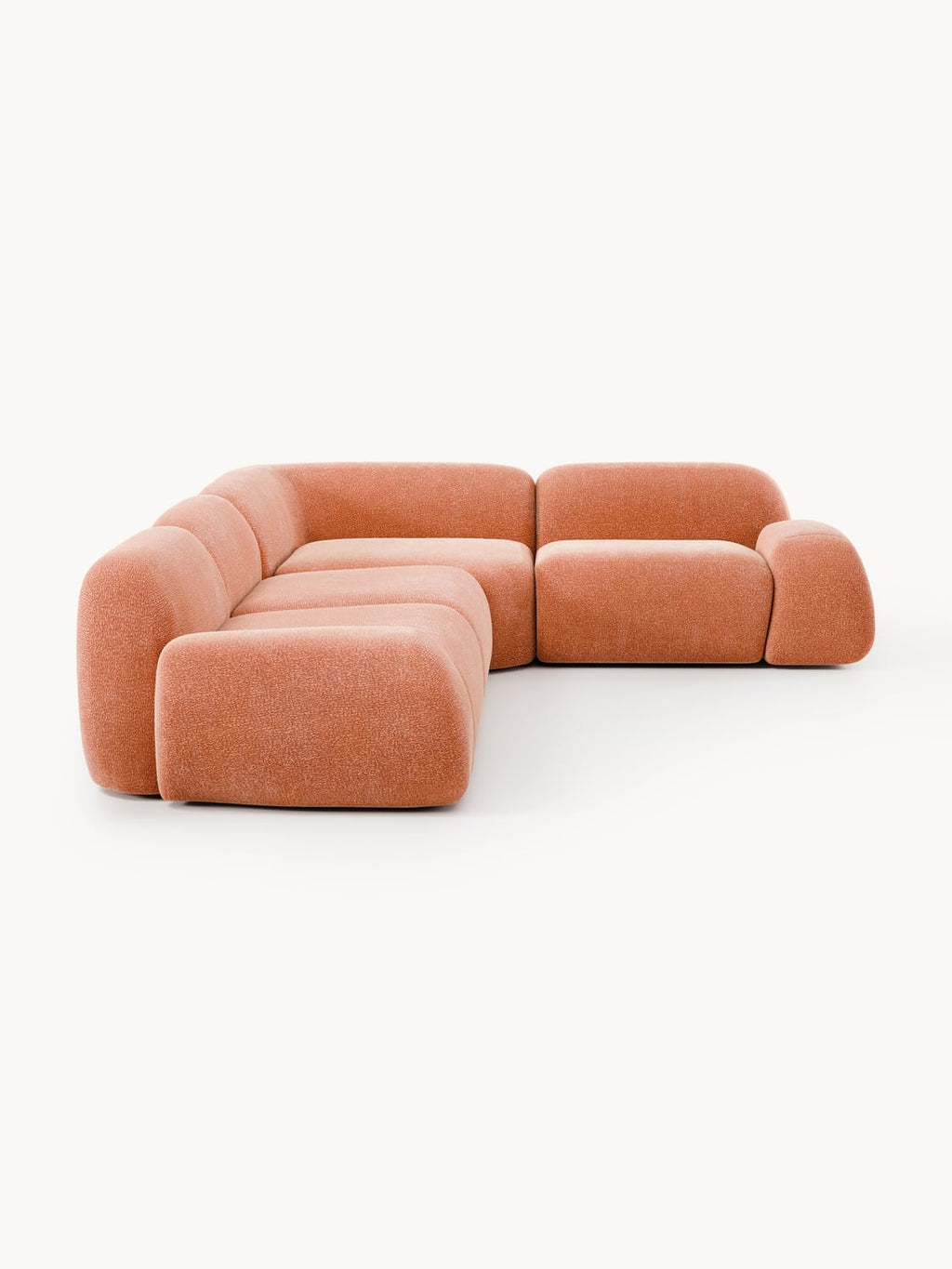 Wolke Modular Corner Sofa (4-seater) — Camel