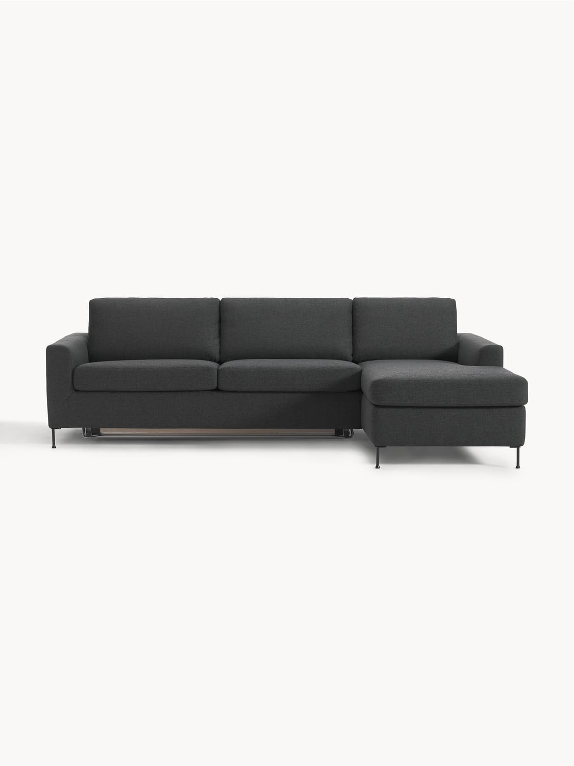 Cucita Sofa Bed (3-seater) with Mattress — Anthracite