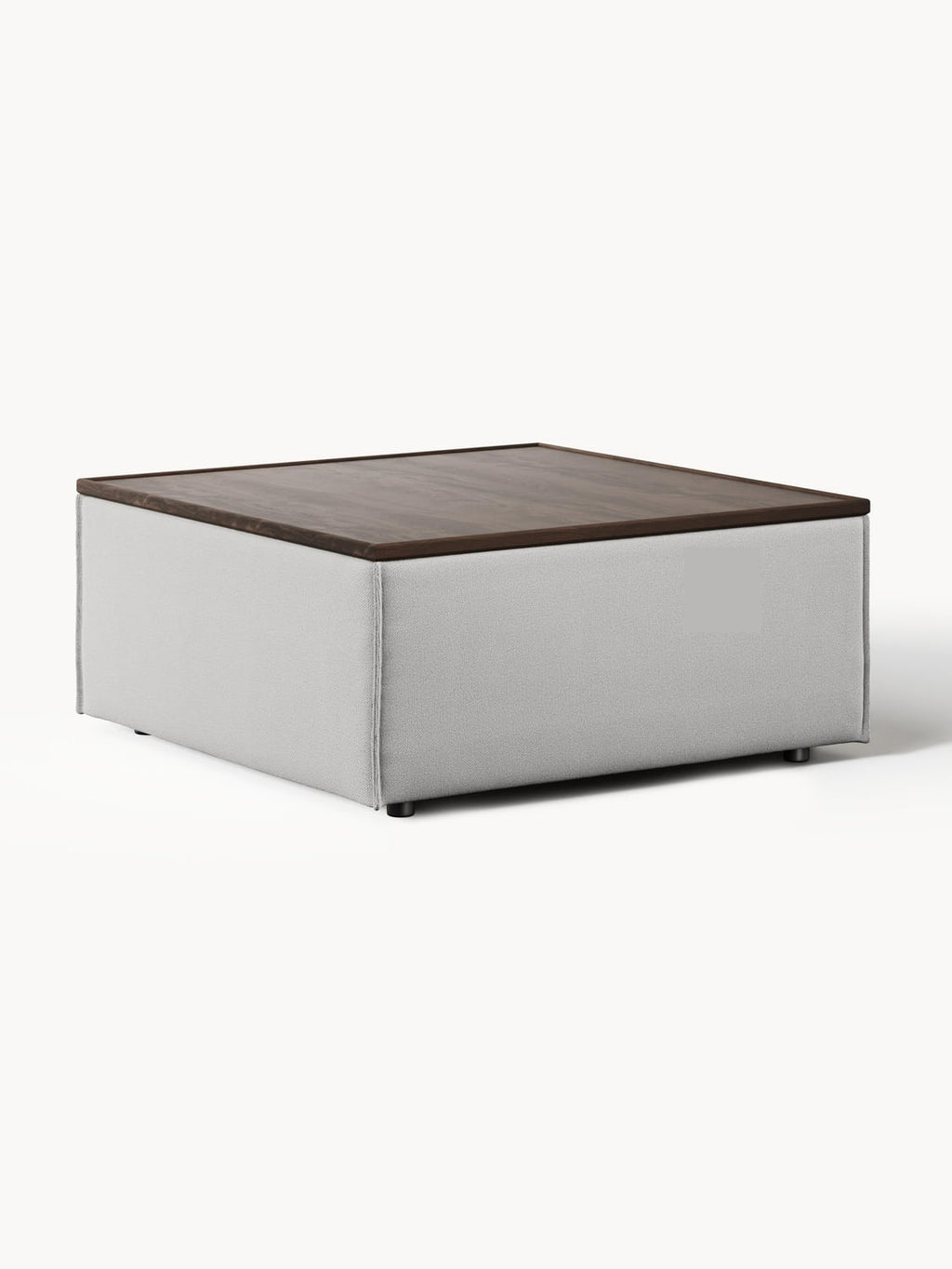 Lennon Sofa Ottoman with Storage — Grey