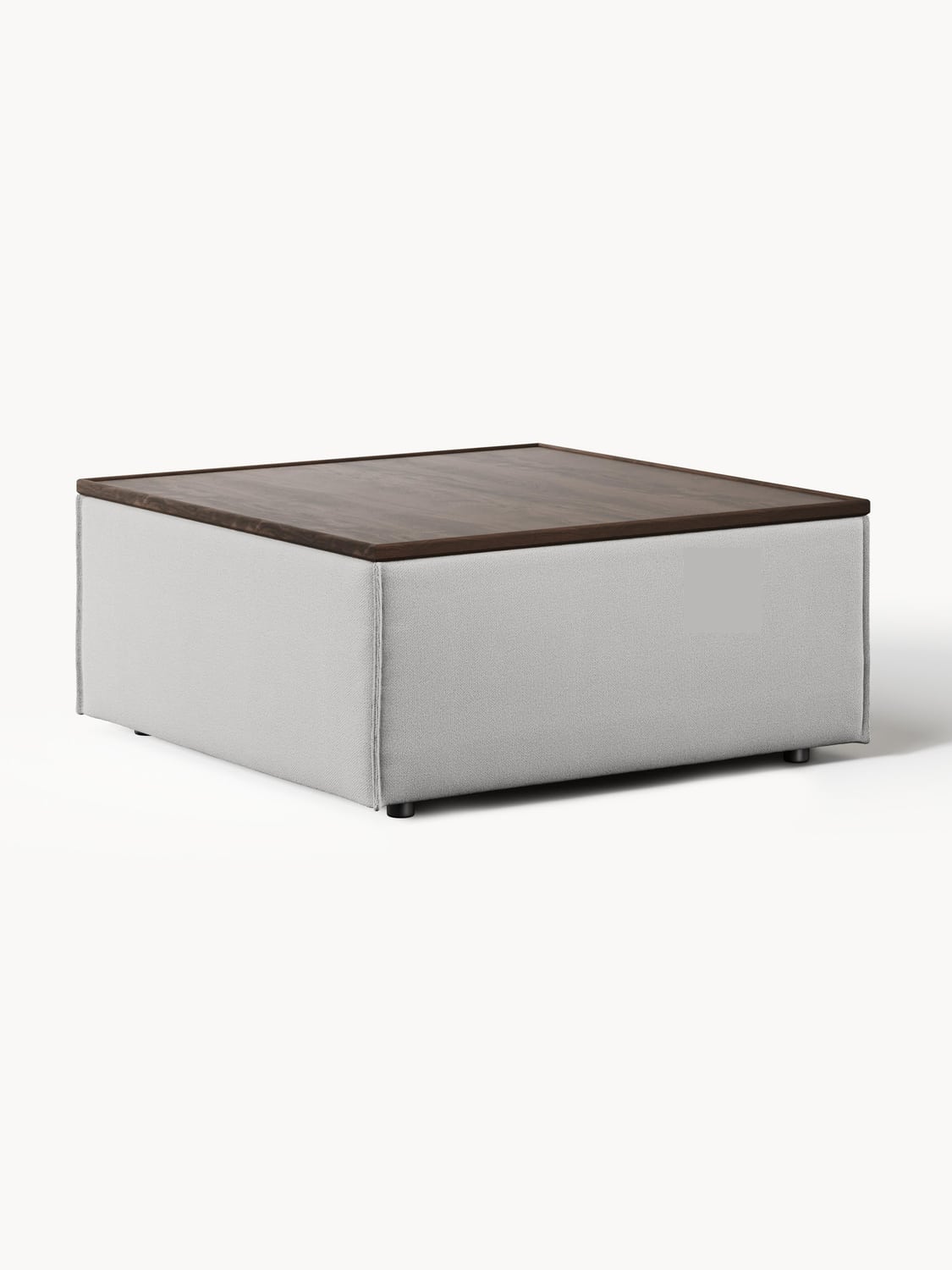 Lennon Sofa Ottoman with Storage — Grey