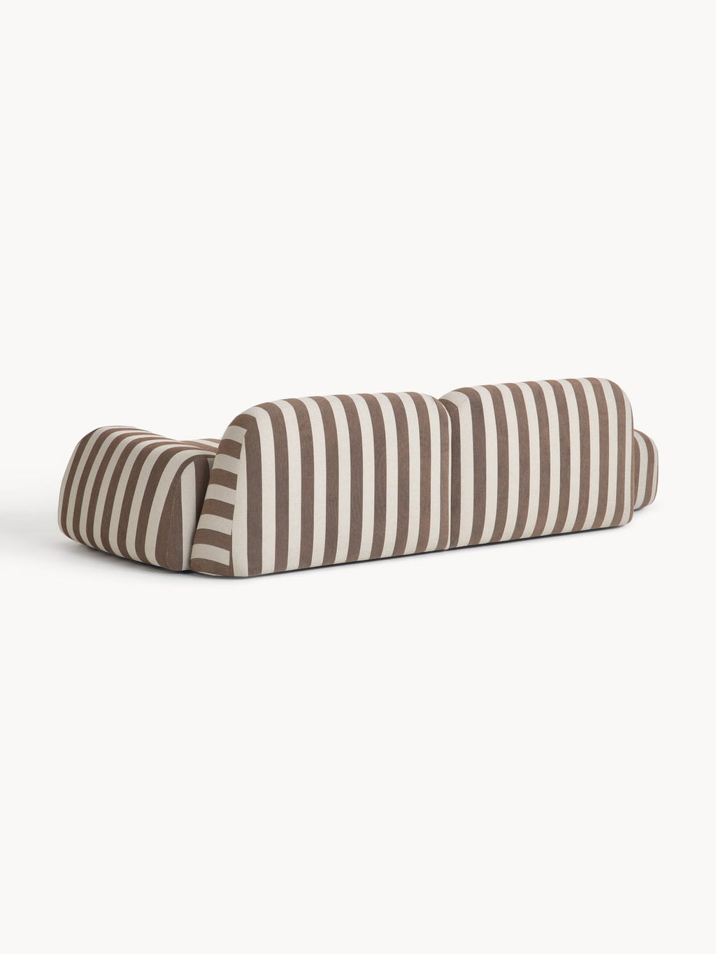 Wolke Modular Striped Sofa (3-seater) — Stone Grey