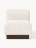 Natalie Middle Module in Teddy Bouclé — Off-White