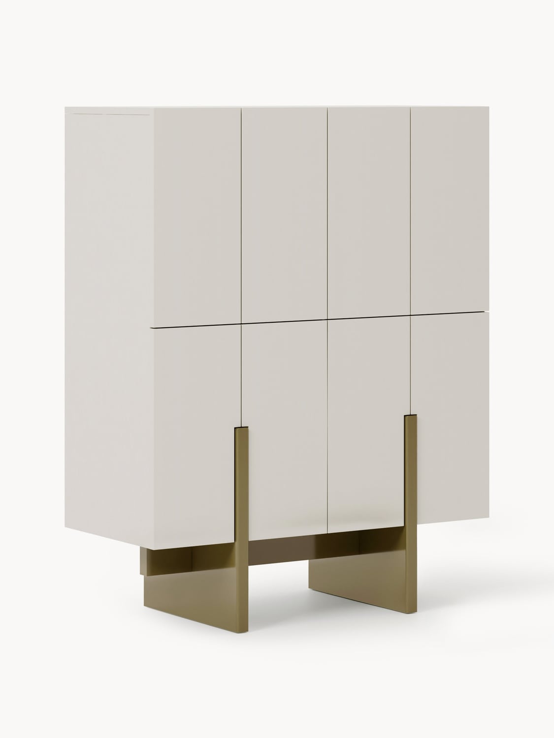 Dado Wood-Highboard — Light Grey