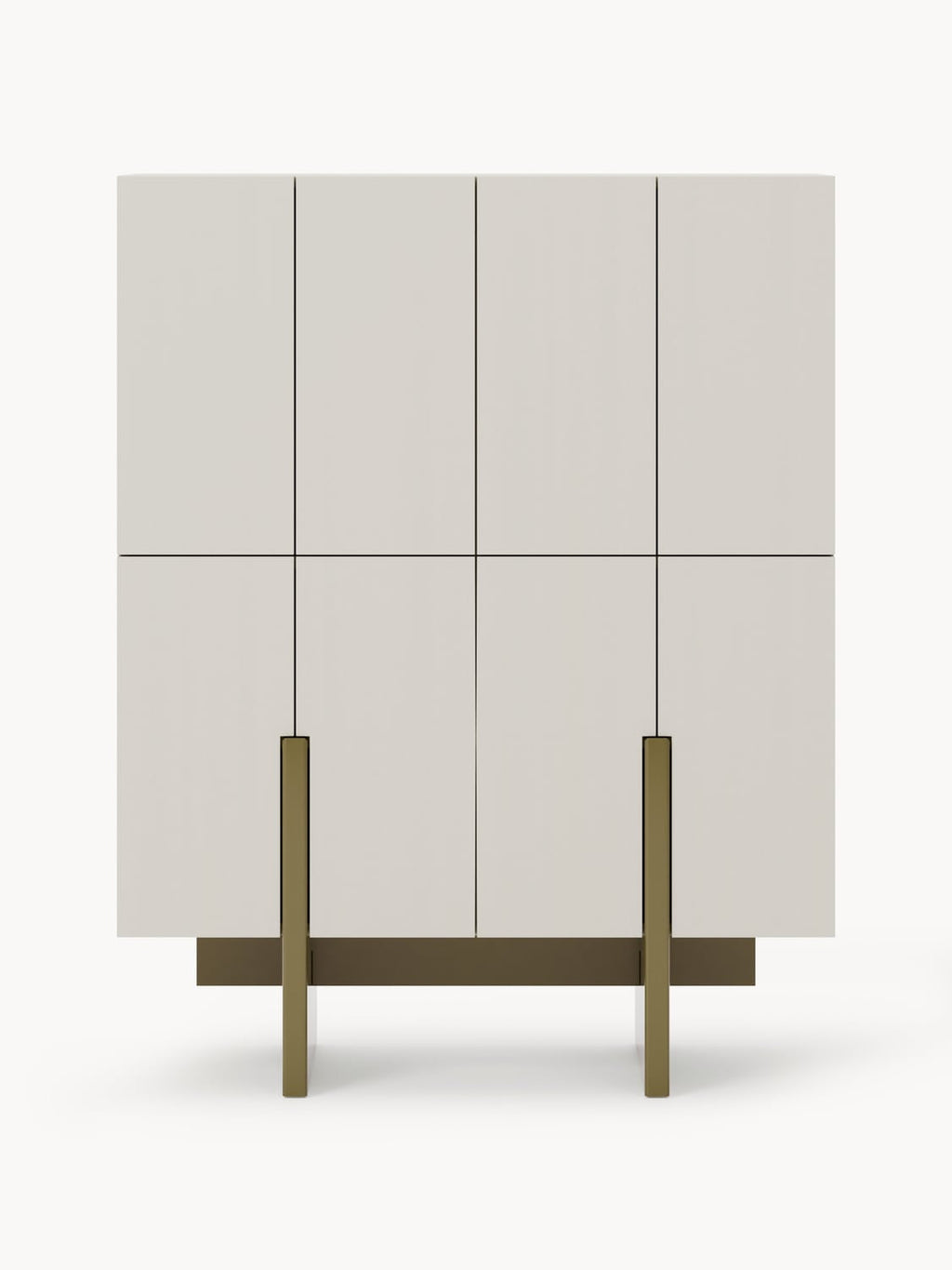 Dado Wood-Highboard — Light Grey