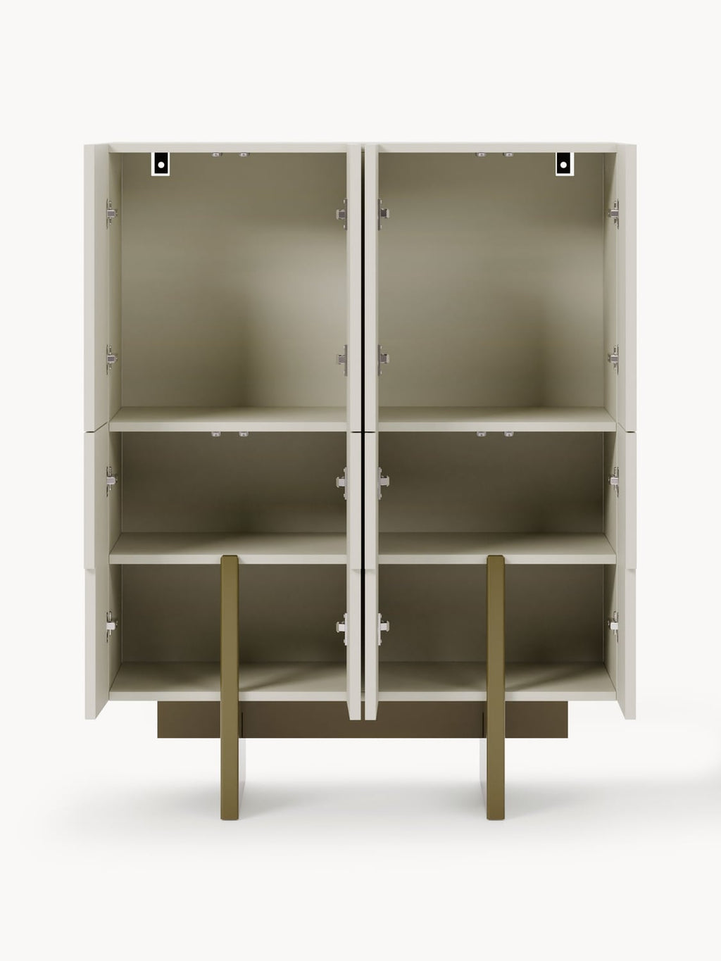 Dado Wood-Highboard — Light Grey