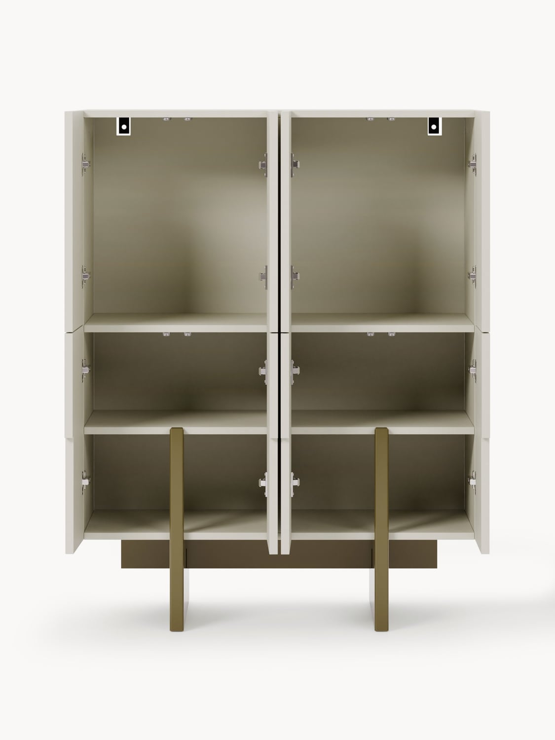 Dado Wood-Highboard — Light Grey
