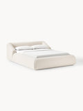 Sofia Bouclé Upholstered Bed — Ivory