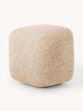 Wolke Tall Bouclé Sofa Ottoman — Sand