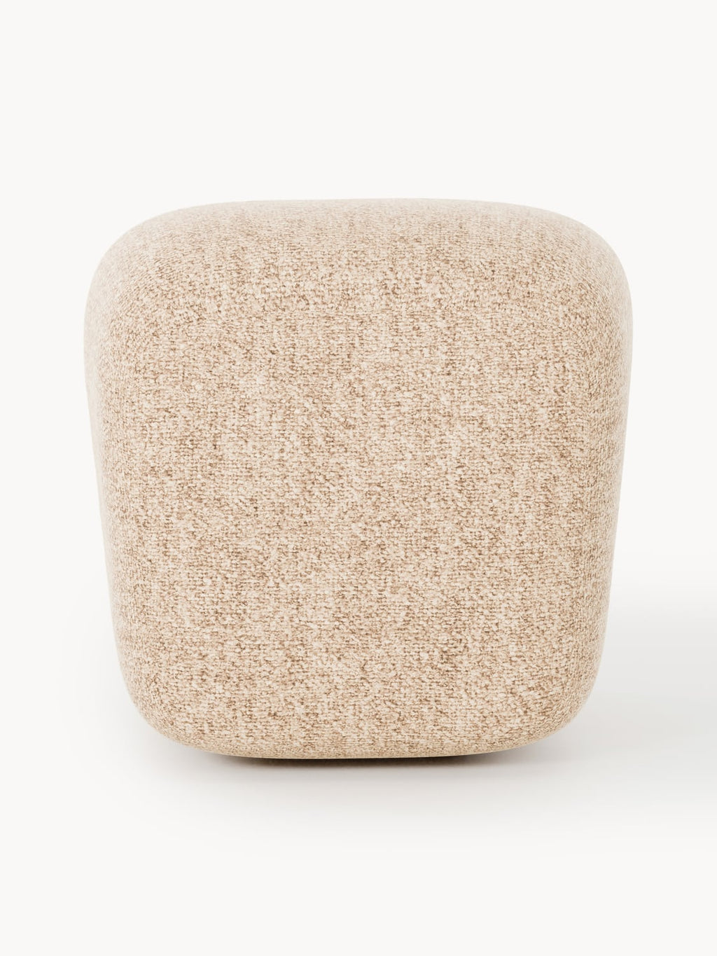 Wolke Tall Bouclé Sofa Ottoman — Sand