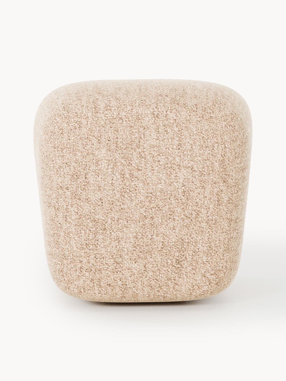 Wolke Tall Bouclé Sofa Ottoman — Sand