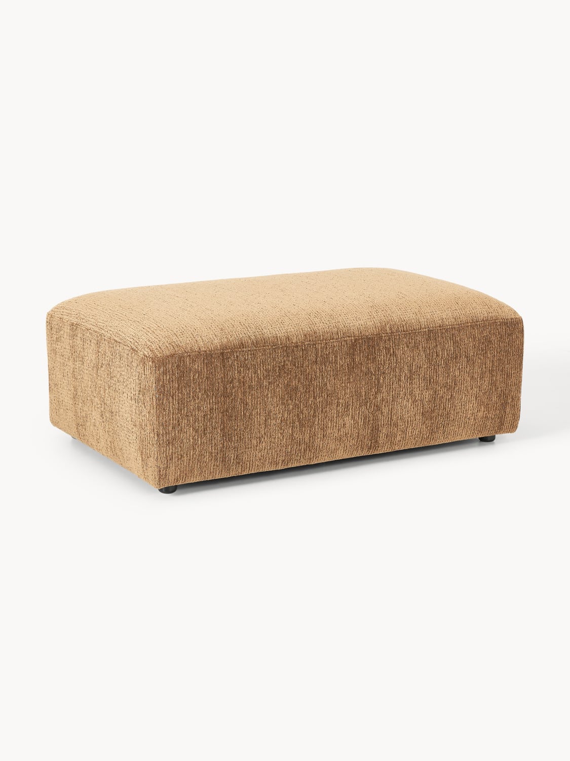Melva XL Sofa Ottoman, B 116 x T 72 cm — Camel