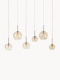 Raquel Large Glass Globe Pendant Light — Ivory