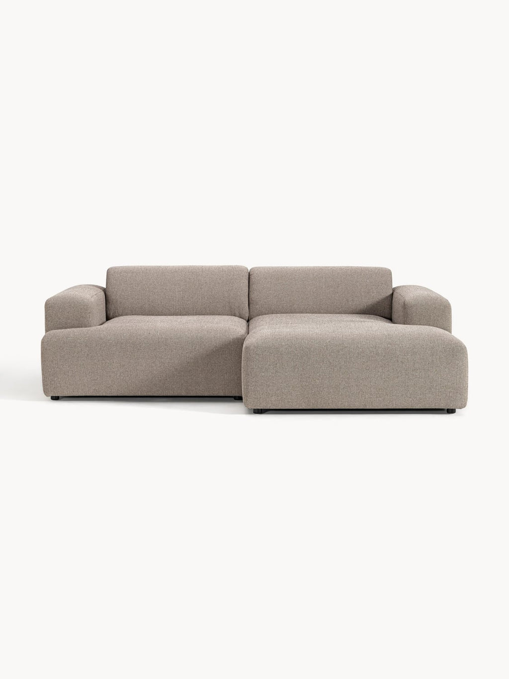 Melva Corner Sofa (3-seater) — Mushroom
