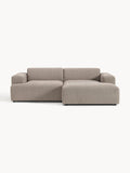 Melva Corner Sofa (3-seater) — Mushroom