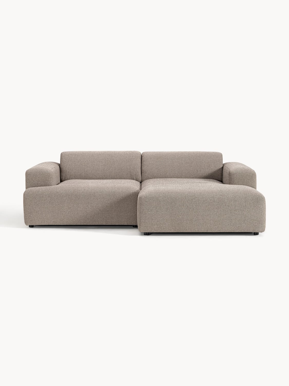 Melva Corner Sofa (3-seater) — Mushroom