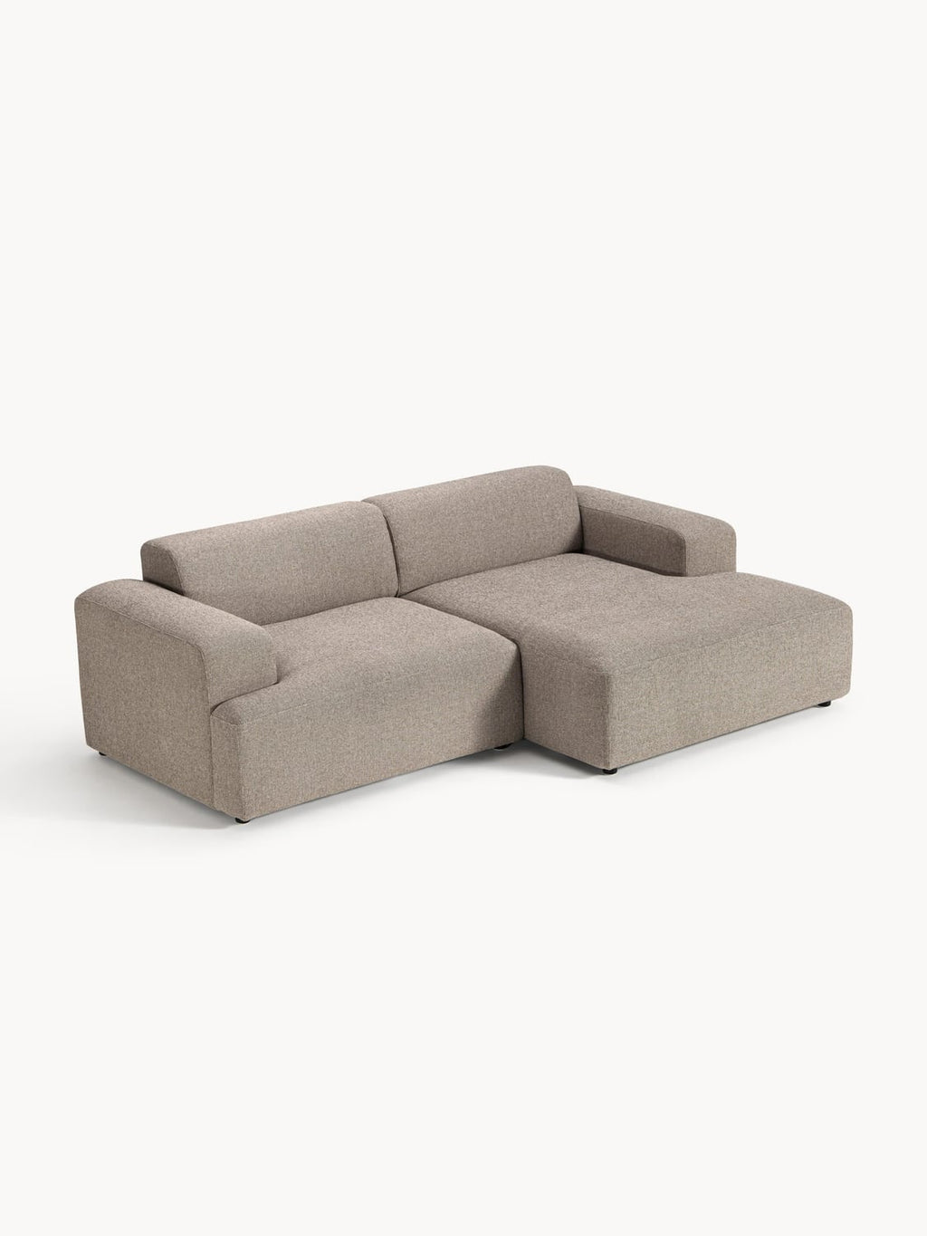 Melva Corner Sofa (3-seater) — Mushroom