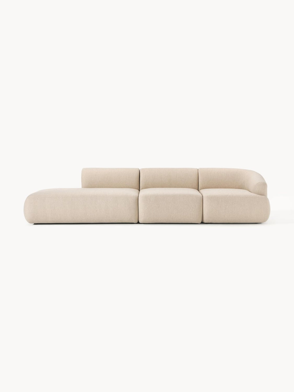 Sofia Modular Chaise (2-seater) — Beige