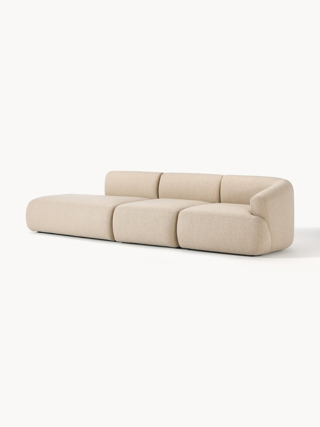 Sofia Modular Chaise (2-seater) — Beige