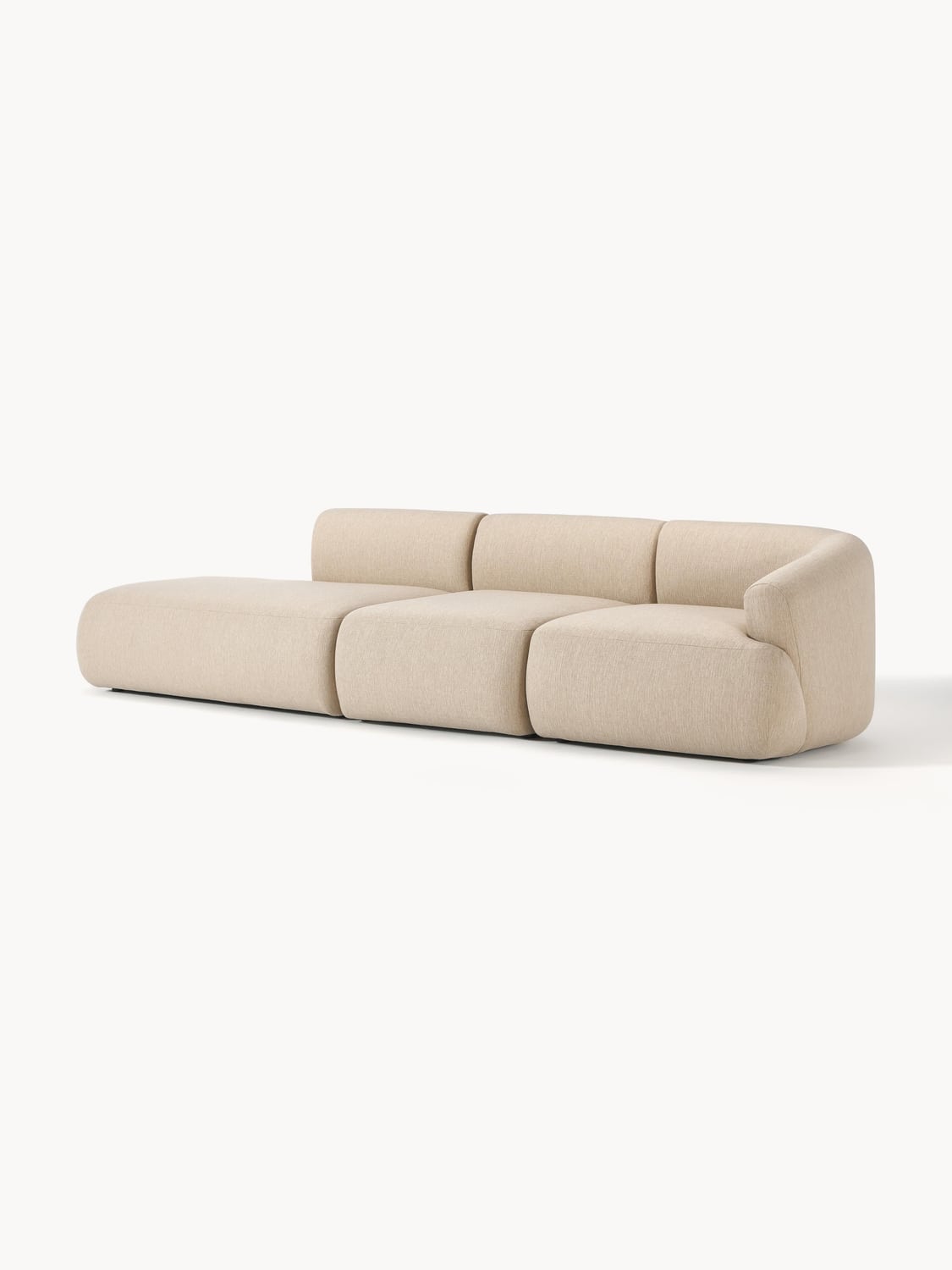 Sofia Modular Chaise (2-seater) — Beige