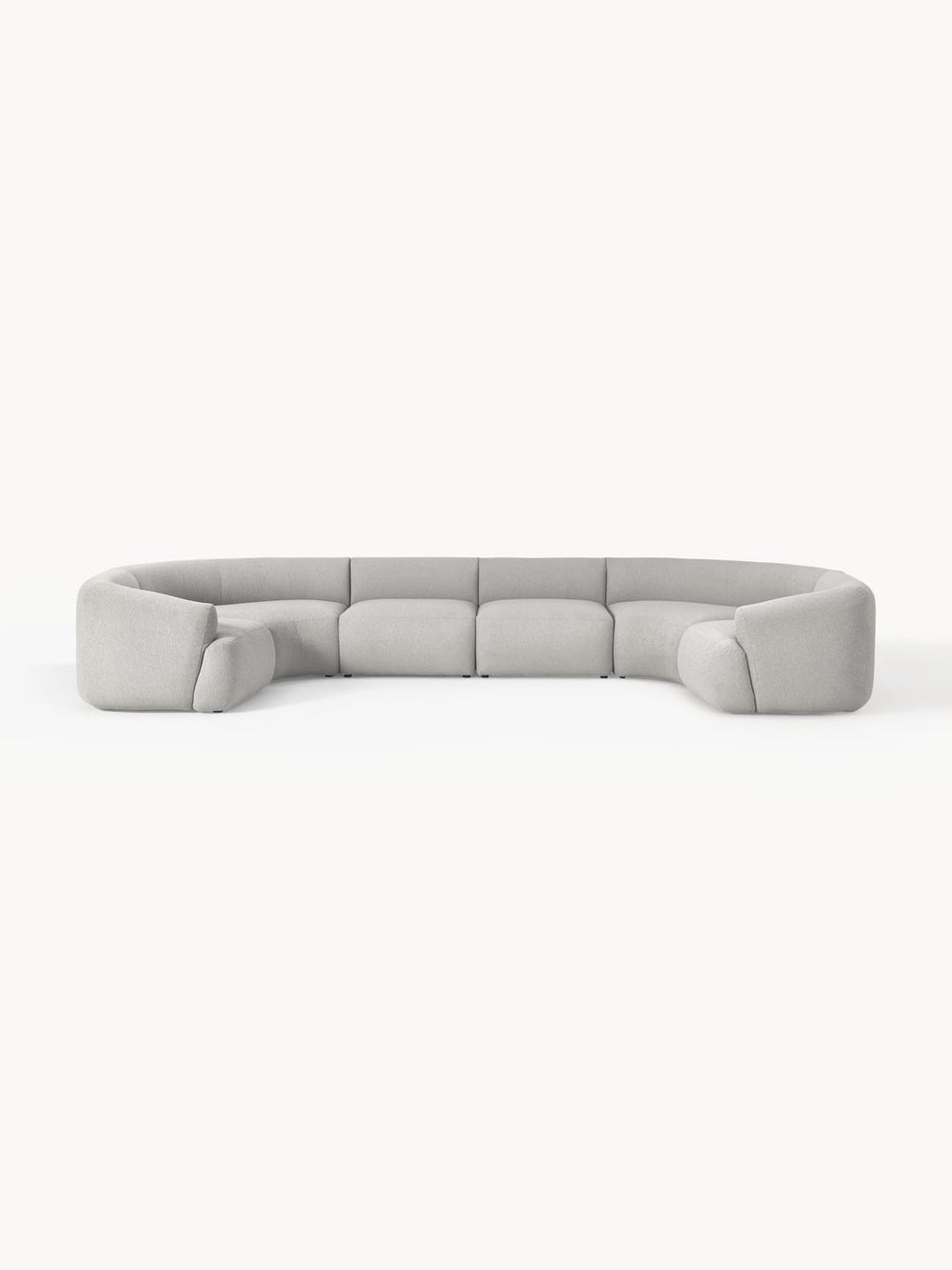 Sofia Modular Bouclé XL Sofa — Mist Grey