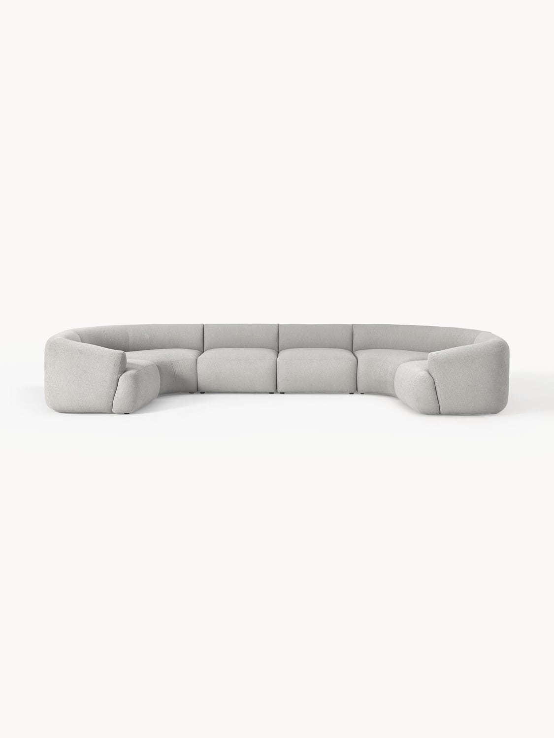 Sofia Modular Bouclé XL Sofa — Mist Grey