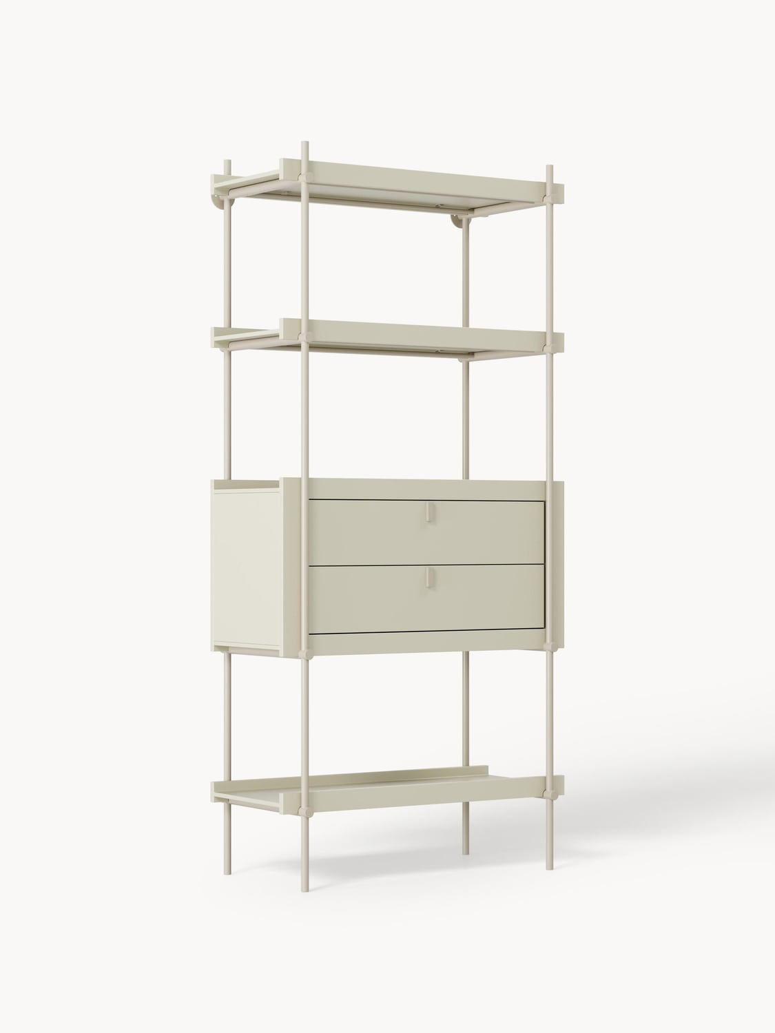 Rio Tall Shelving Unit with Drawers
