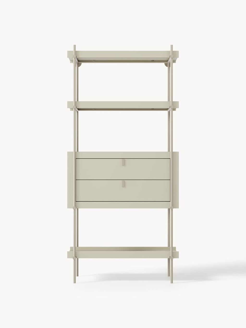 Rio Tall Shelving Unit with Drawers