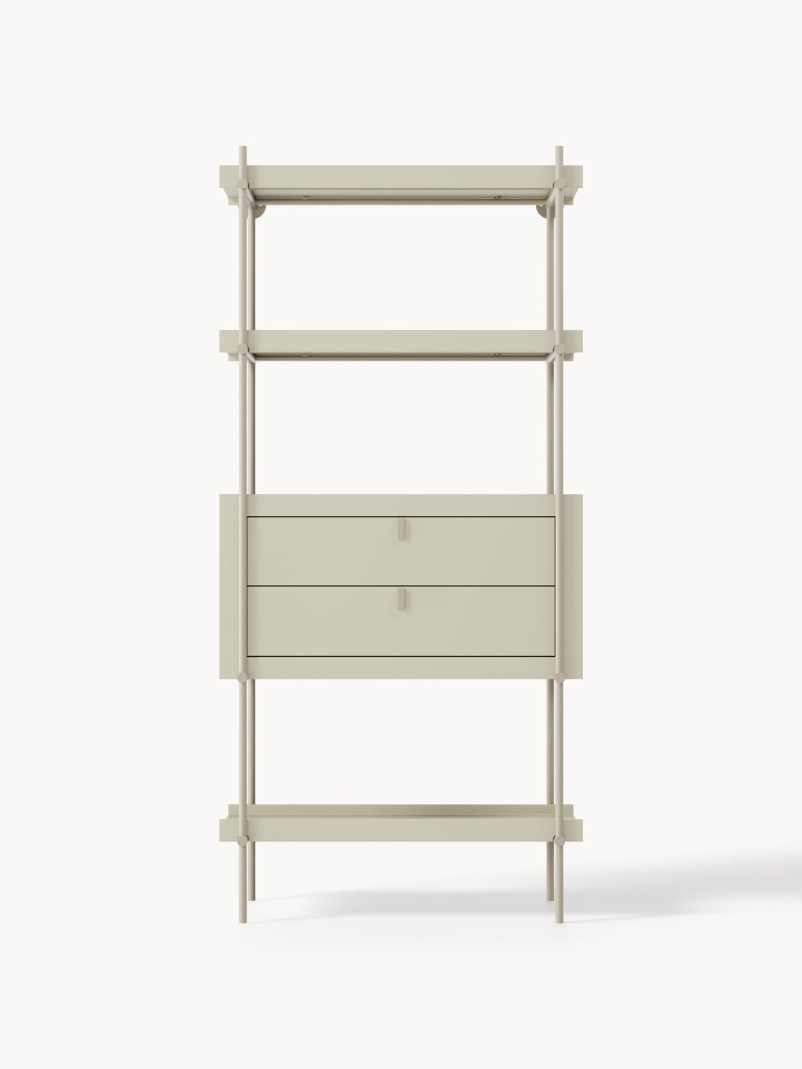 Rio Tall Shelving Unit with Drawers